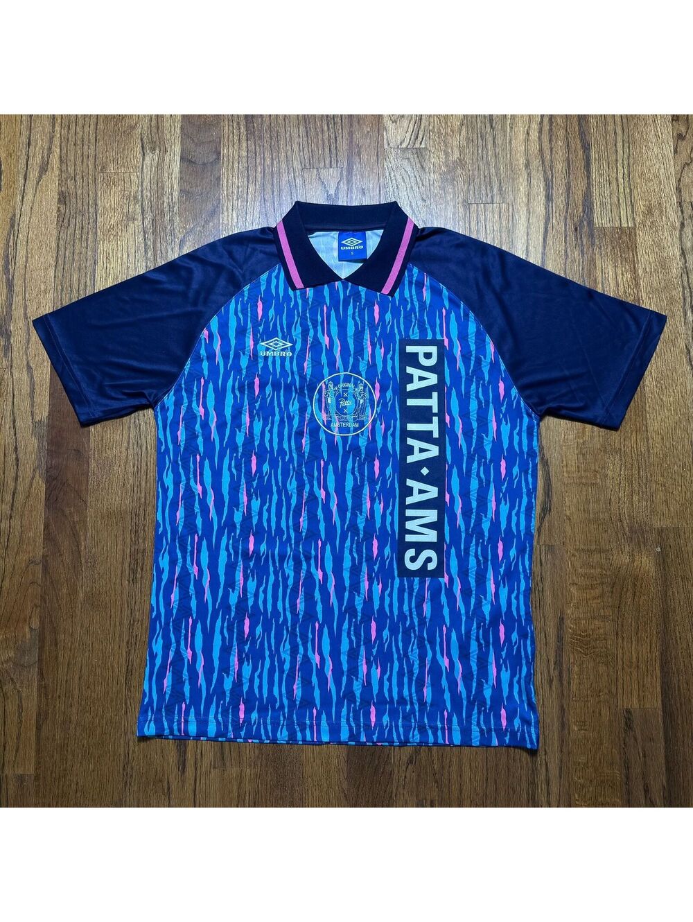Patta x Umbro Football Jersey Blue/Pink • S